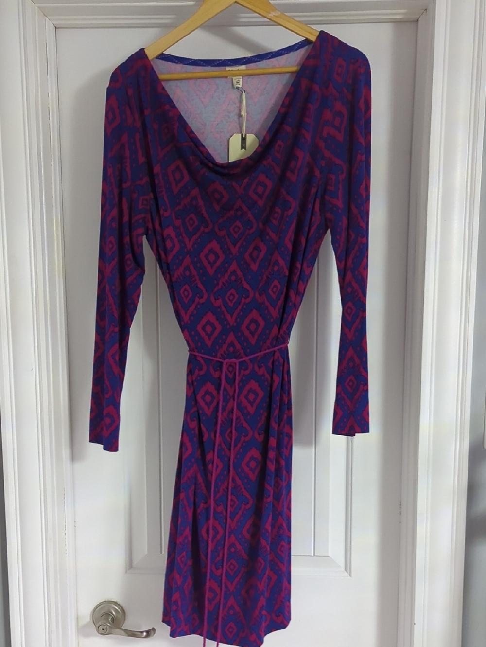 Hatley Comfy & Colourful Patterned Long Sleeve Dress